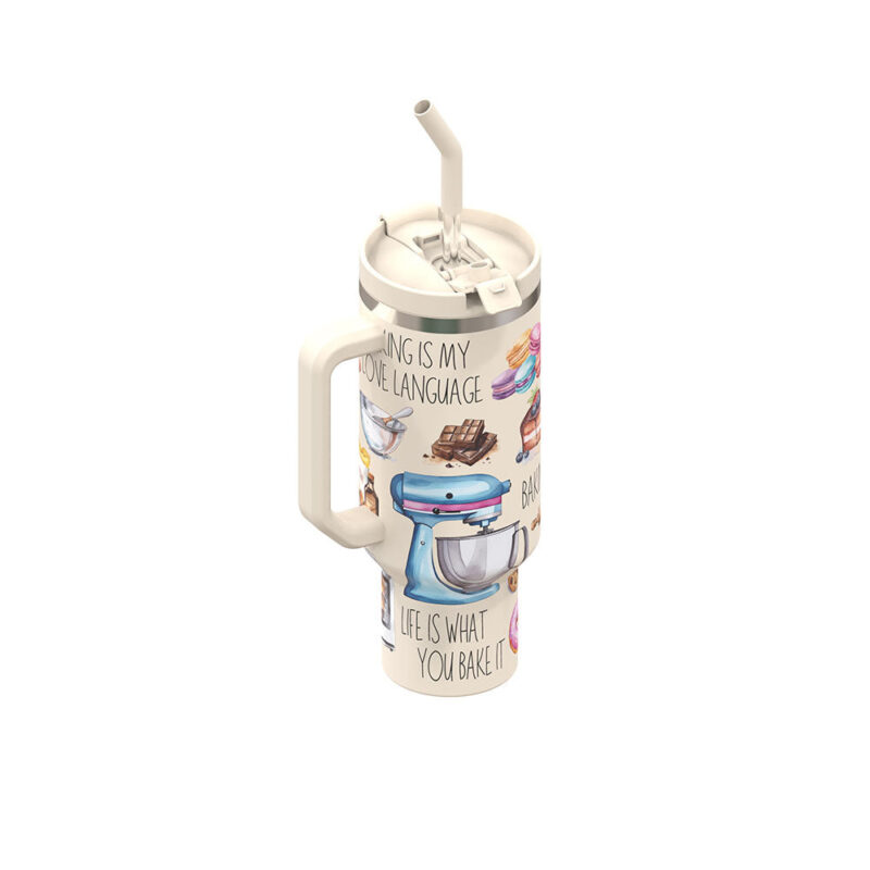 Friande 40 oz “Bake You Happy” NewGen Tumbler - Image 6