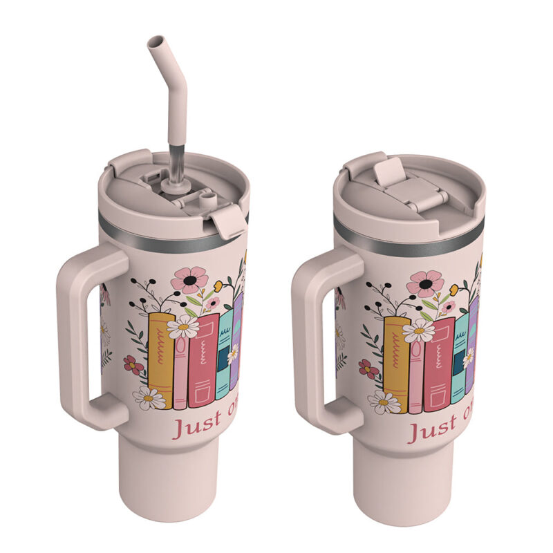 Friande 40 oz Book Lover NewGen Tumbler - Image 4